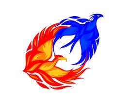#1 ， Fire and Water Phoenix Logo 来自 armohamed