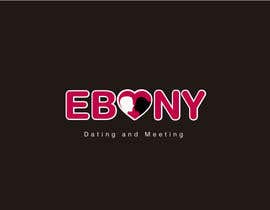 #34 para EBONY. A logo for an interracial site for white boys and black girls de milyunatintas
