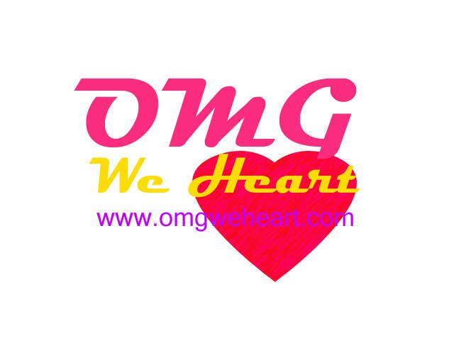 Inscrição nº 131 do Concurso para                                                 Logo Design for new Company name: OMG We Heart.  Website: www.omgweheart.com
                                            