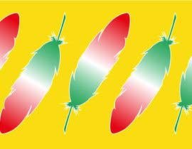 Nro 19 kilpailuun Draw a picture of a bird feather with Italian colors käyttäjältä DagmaCreative