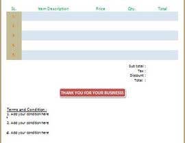 #13 for Create 3 invoice templates for Microsoft Word by muikhulna