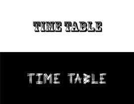 #34 para Need logo made for rock band.
The band plays rock music.
Name of the band is 
“Time Table” de sohan010