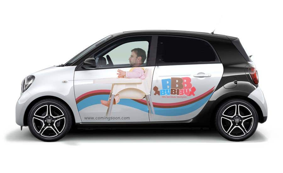 Contest Entry #20 for                                                 Design a Car Branding Adverstisement on Smart ForFour
                                            
