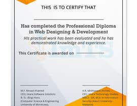 #16 สำหรับ Design a certificate for our Course โดย DhanvirArt