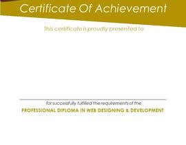 #17 for Design a certificate for our Course by nakagil