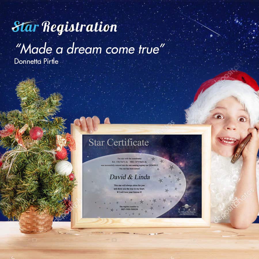 Kilpailutyö #185 kilpailussa                                                 Star-Registration.com - Facebook / Instagram Christmas ads
                                            