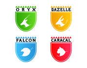 #16 for 4 School House Logos. We have Oryx (green), Gazelle (yellow), Falcon (blue) and Caracal (red). See image 1 for more details. Ive attached examples of online images. by JunaidAman