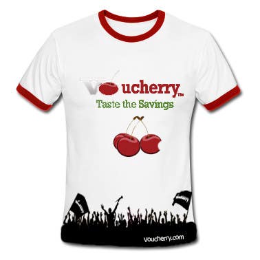#88. pályamű a(z)                                                  T-shirt Design for Voucherry.com
                                             versenyre