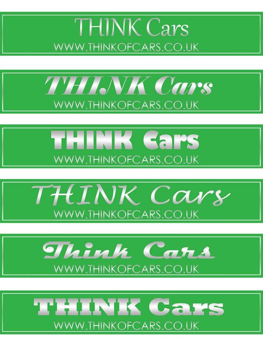Contest Entry #6 for                                                 Create a jpg / pdf for a design for rear car window stickers
                                            