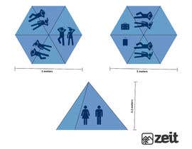 #6 for Simple design for tent layout by mdmominulhaque