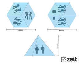 #8 for Simple design for tent layout by mdmominulhaque