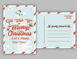 #2 para Christmas Postcard Design (front/back) de fedoratheexplode