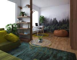 nº 30 pour interior design go the cosy and elegant living room par deta3d2 