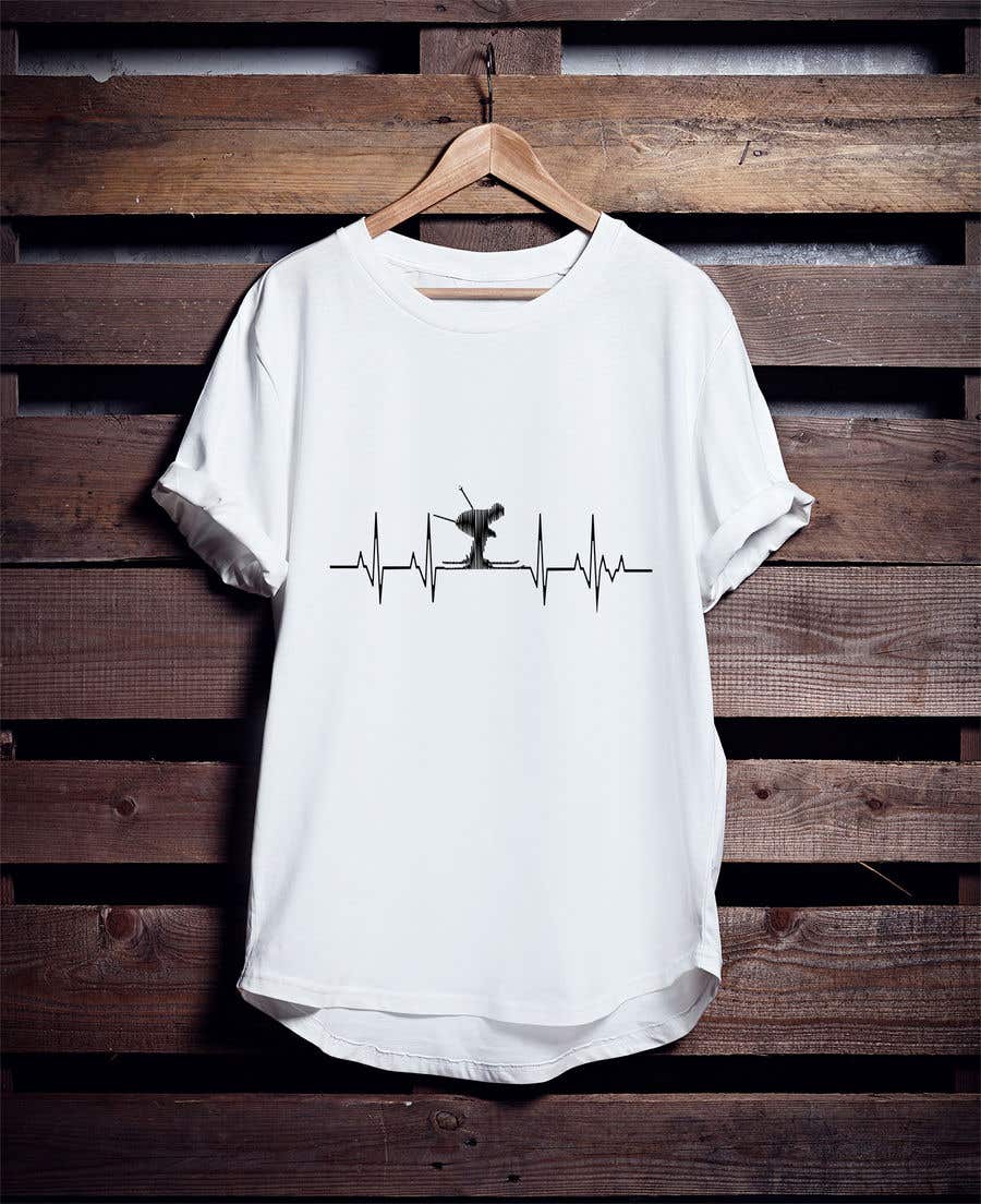 Contest Entry #62 for                                                 T-shirt design with heartbeat theme
                                            