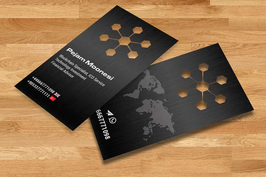 Entri Kontes #359 untuk                                                Metal Business Card Design
                                            