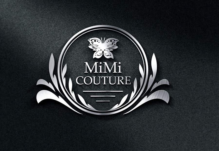 Penyertaan Peraduan #366 untuk                                                 Logo for "MiMi Couture"
                                            