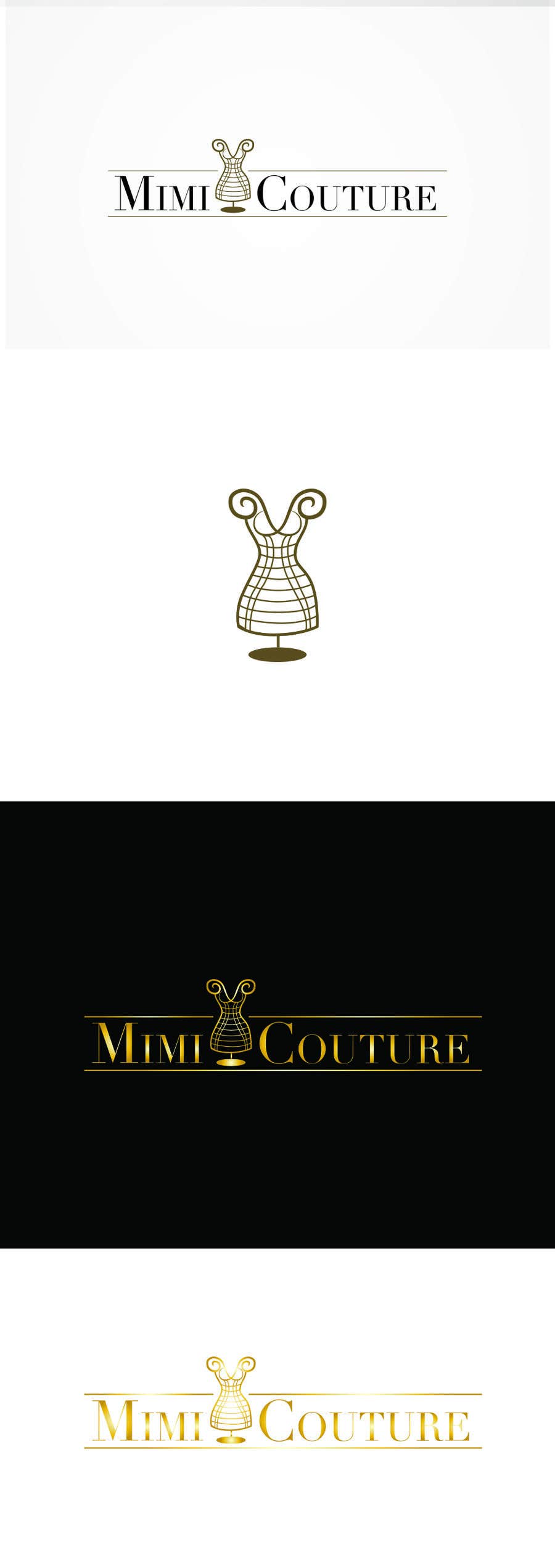 Wasilisho la Shindano #369 la                                                 Logo for "MiMi Couture"
                                            