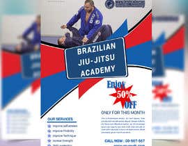 Nro 12 kilpailuun I need a martial arts flyer for a Brazilian jiu-jitsu academy käyttäjältä mbelal292