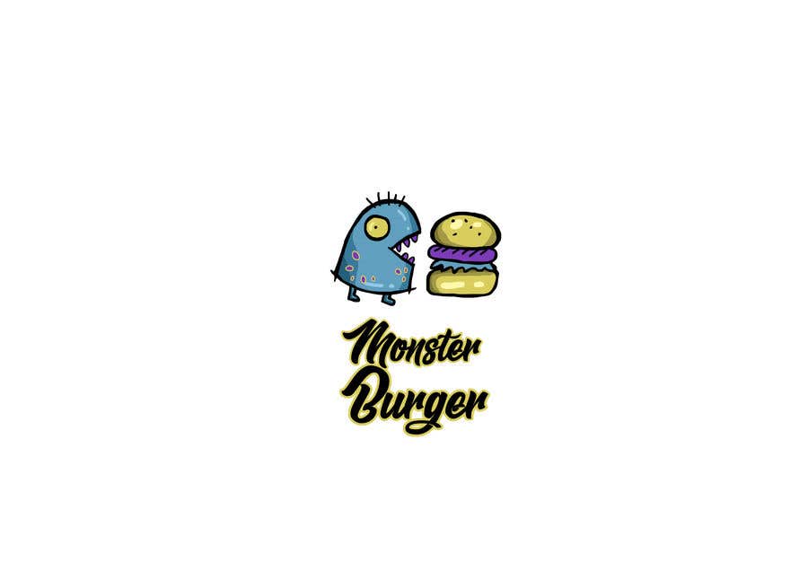 Penyertaan Peraduan #24 untuk                                                 I wanna make logo for a restaurant,, the restaurant name ( monsters burgers) i post some photos I would like if the logo like thise stuff they looks like what i am imagination for the monster.
                                            