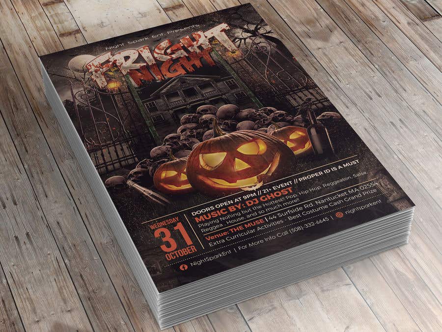 Proposta in Concorso #77 per                                                 Design the best Halloween flyer
                                            