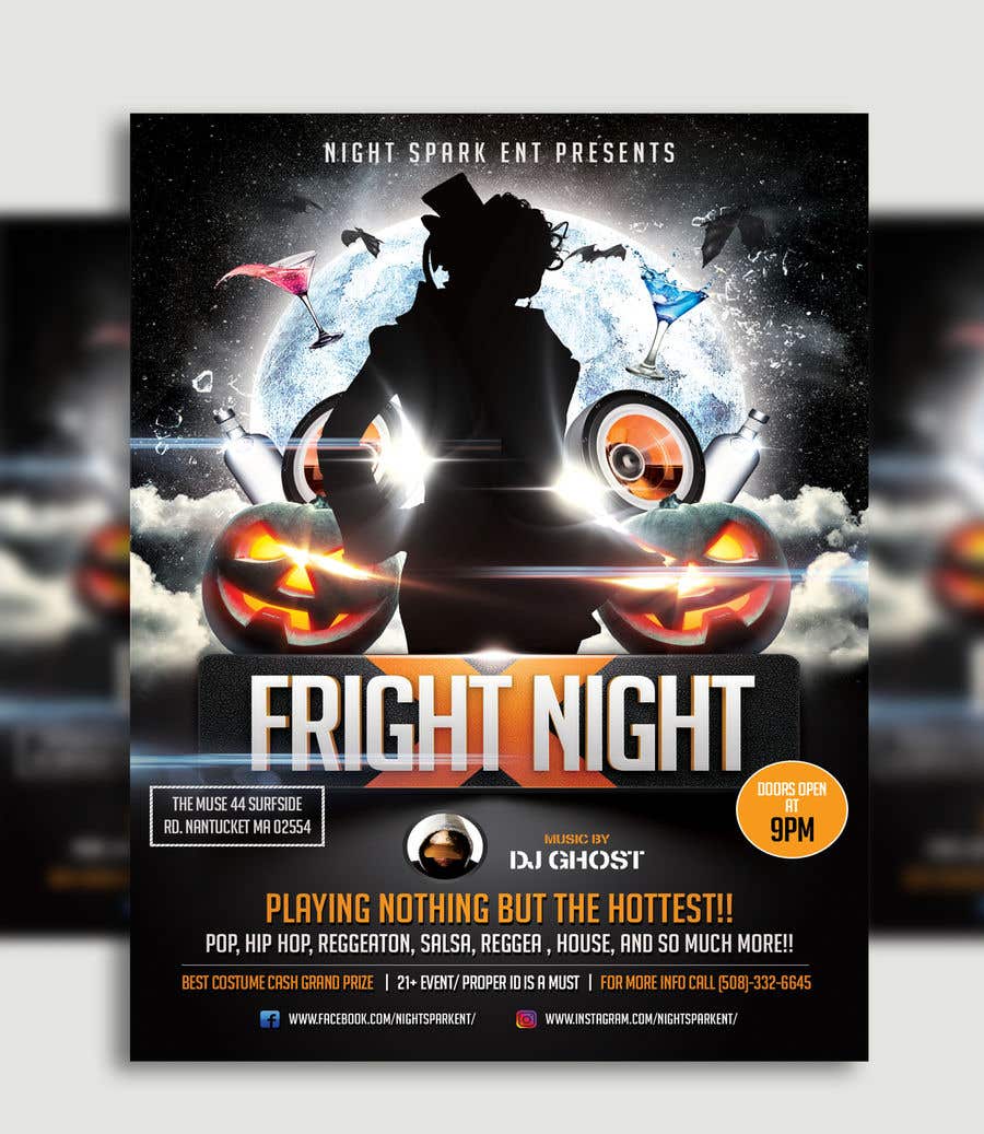 Contest Entry #42 for                                                 Design the best Halloween flyer
                                            