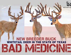 #67 pentru Whitetail deer Breeder Buck ad de către Shtofff