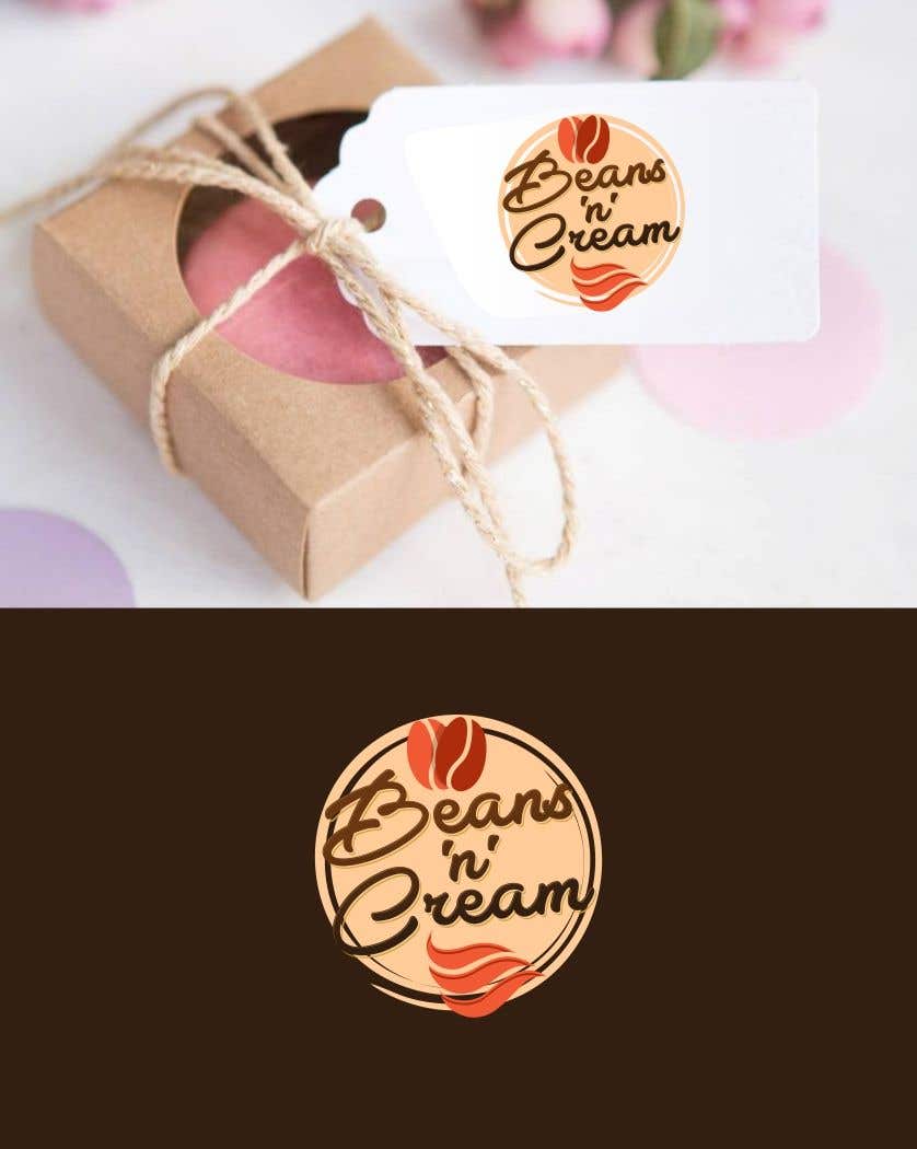 Kilpailutyö #79 kilpailussa                                                 Design a Logo Design  for an Upcoming Bakery to be named as ‘BEANS N CREAM” with complete Visual Language(Typography, Colors-Palette)
                                            