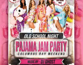 #5 para Design an Old School Pajama Jam Party Flyer de JeanpoolJauregui