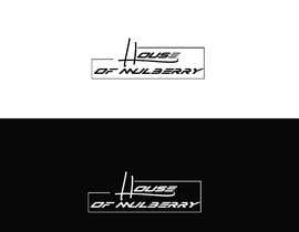 #5 dla Business name: House of Mulberry. Requires a logo to be elegant and simplistic. Using white and gold (possibly black also). Elegant fonts to be used. Business is social media marketing management. przez fatimafbfbf