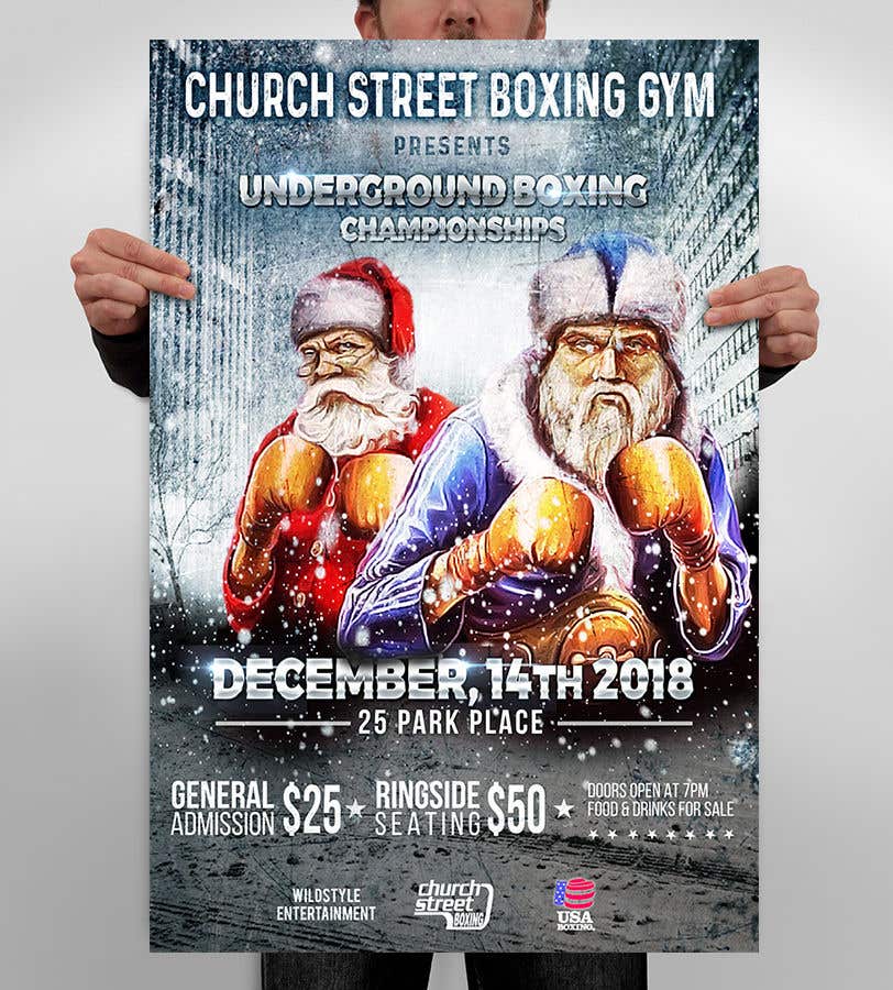 Contest Entry #31 for                                                 Design a Winter /holidayThemed Fight Poster
                                            