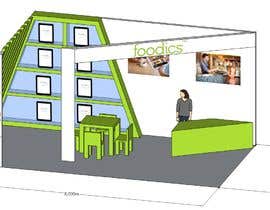 #26 untuk Design an exhibition stand (booth) oleh stebo192