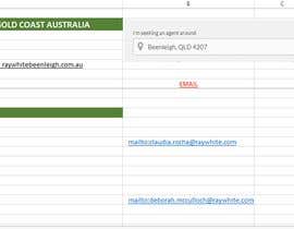 #4 para Excel Data base of Real Estate Agents on the Gold Coast Australia de AMR168