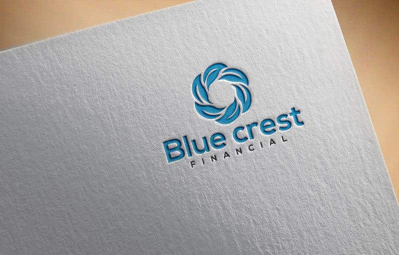 #46. pályamű a(z)                                                  Blue crest Financial Logo
                                             versenyre