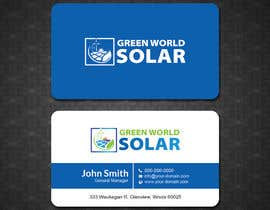 #53 para Business Card for Solar Company por papri802030