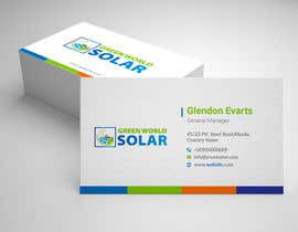 #88 for Business Card for Solar Company af Uttamkumar01