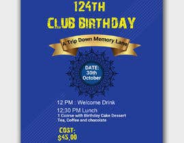 #43 for Design a Club Birthday flyer by piashm3085