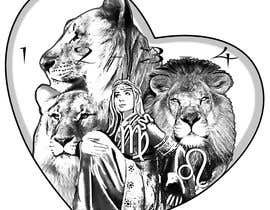 #31 pentru 3 Lions 1 Virgo Tattoo Design de către letindorko2