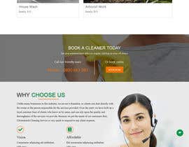 #32 for Design a One Page Website for a cleaning Company Service af chamelikhatun544