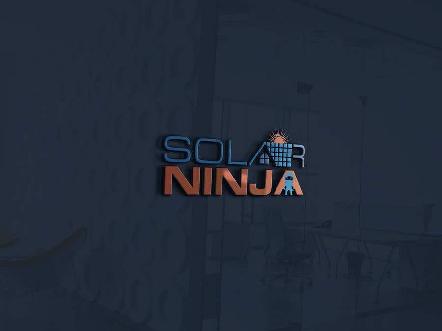 Wettbewerbs Eintrag #136 für                                                 Solar Energy Logo: Solar Ninja (Contest version)
                                            