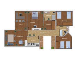 #13 for make interior furniture layout for residential villa by autocad av TKO28