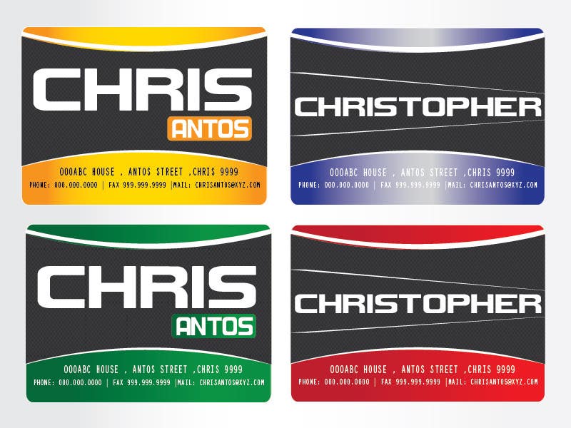 Konkurrenceindlæg #84 for                                                 Logo Design for Chris/Chris Antos/Christopher
                                            