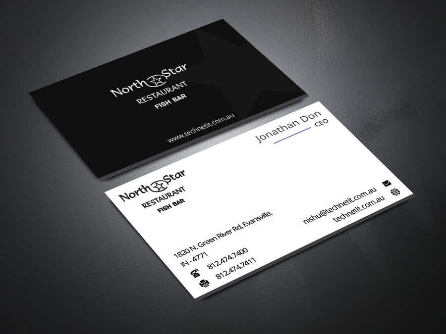 Konkurrenceindlæg #57 for                                                 Design some Business Cards for North Star Tapas and Fish and chips restaurant
                                            