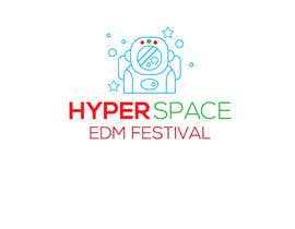 #327 untuk HYPERSPACE: EDM festival logo oleh Bokul11