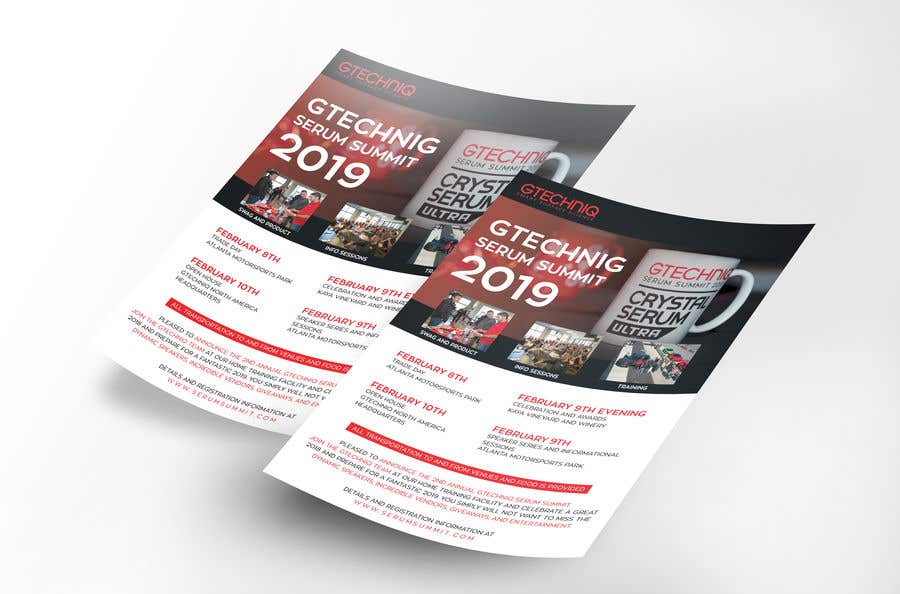 Contest Entry #86 for                                                 Design Gtechniq Serum Summit 2019 poster
                                            