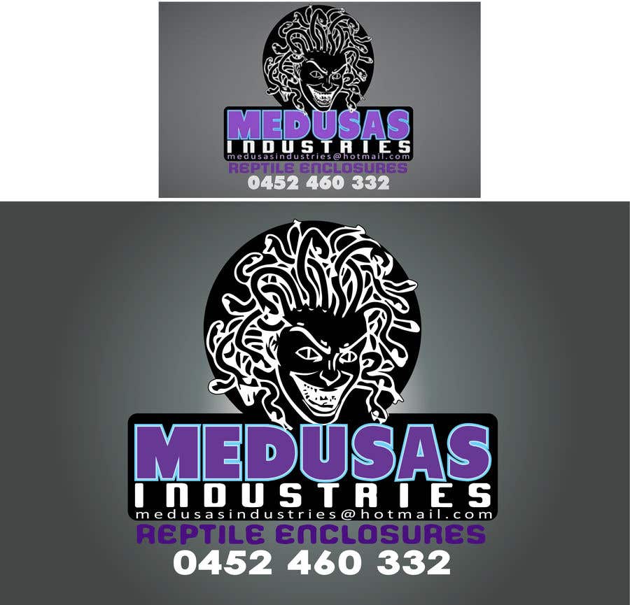 Contest Entry #15 for                                                 Recreate logo as vector - Medusa Industries
                                            