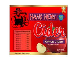 #17 pёr Create a label for a new apple cider beverage nga skjahin