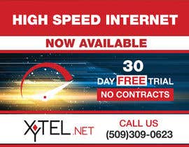 #49 for Graphics Designer - Make 18&quot; x 24&quot; Yard Poster for Internet Service by hmdtaher