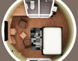 HentrySunny tarafından design the interior in 3d of two units. Maximize the space. Reconfigure according to dimensions için no 17