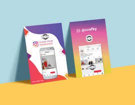 #20 untuk Create 4&quot; x 6&quot; double sided flyers to promote my companies instagram oleh ronibdnet