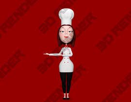 #6 for 3D Annimated Female Chef by artseba185